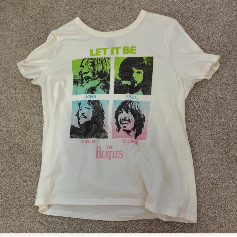 The Beatles Graphic Tee - White